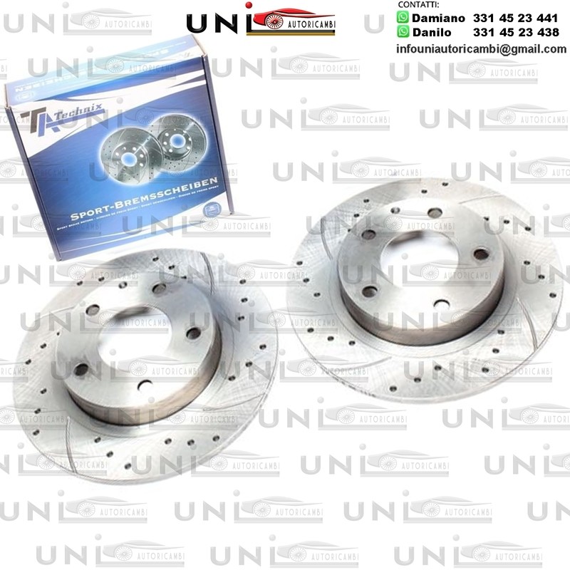 2X Dischi Sportivi Posteriori Ford Probe II / Mazda 626 IV Hatchback / 626 IV / 626 V / 626 V SW / MX-6 / Premacy / Xedos 6