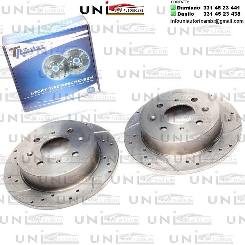 2X Dischi Sportivi Anteriori Honda Civic V Hatchback / Civic V / Civic VI Hatchback / Civic VI Saloon / Civic VI Coupe / CRX III / Jazz II / Jazz III