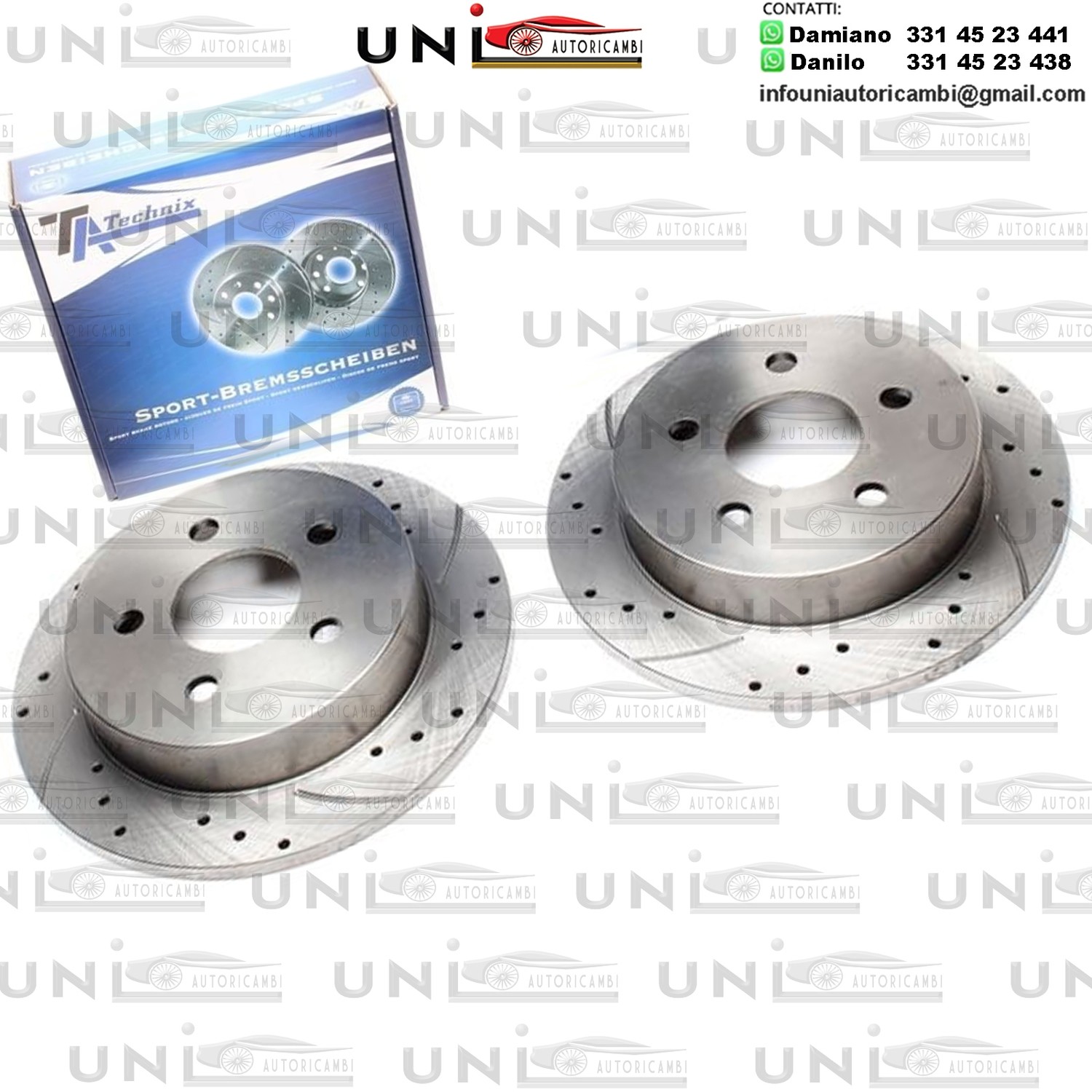 2X Dischi Sportivi Posteriori Chevrolet Trans Sport / Pontiac Trans Sport / Opel Sintra