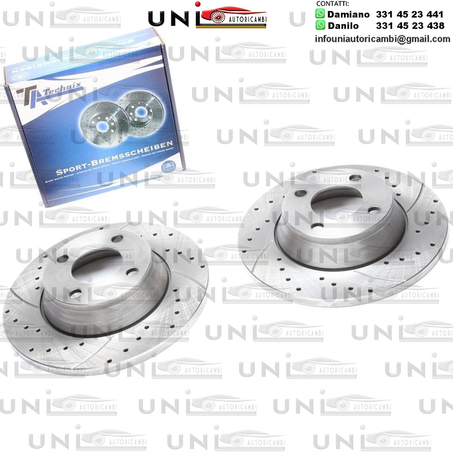 2X Dischi Sportivi Anteriori Audi 80