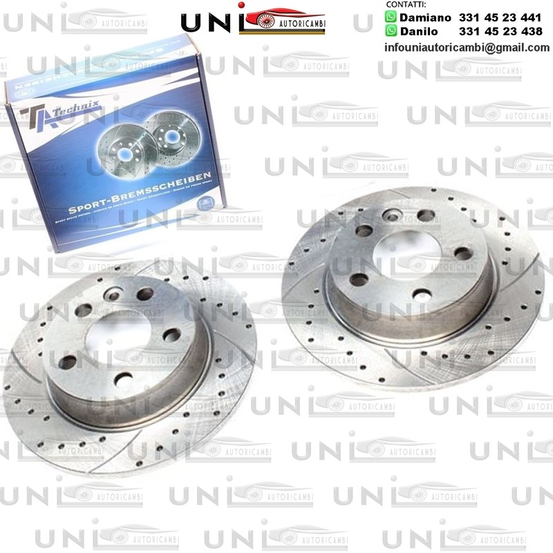 2X Dischi Sportivi Posteriori Ford Galaxy / Seat Alhambra / VW Sharan