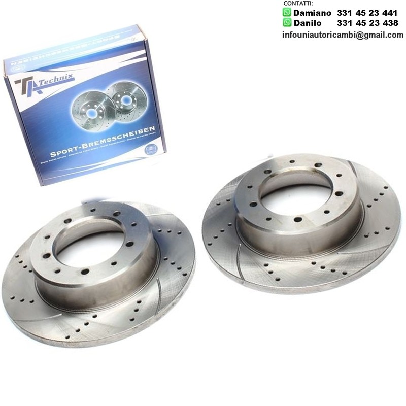 2X Dischi Sportivi Posteriori Land Rover Defender SW / Defender Convertible / Defender Pickup / Discovery / Range Rover