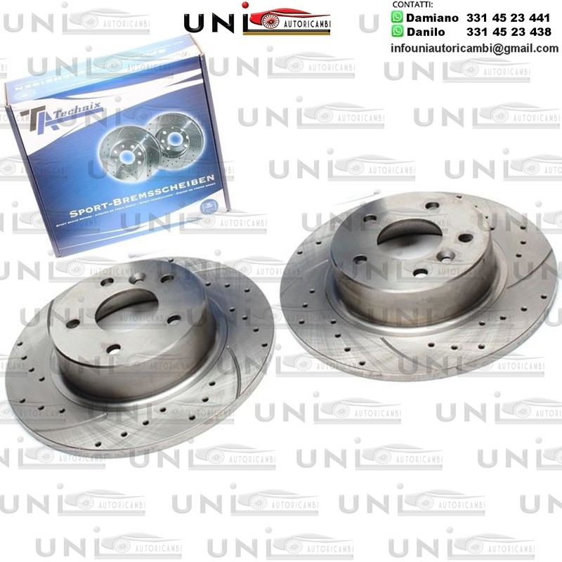 2X Dischi Sportivi Posteriori Land Rover Discovery II / Range Rover II / Range Rover III