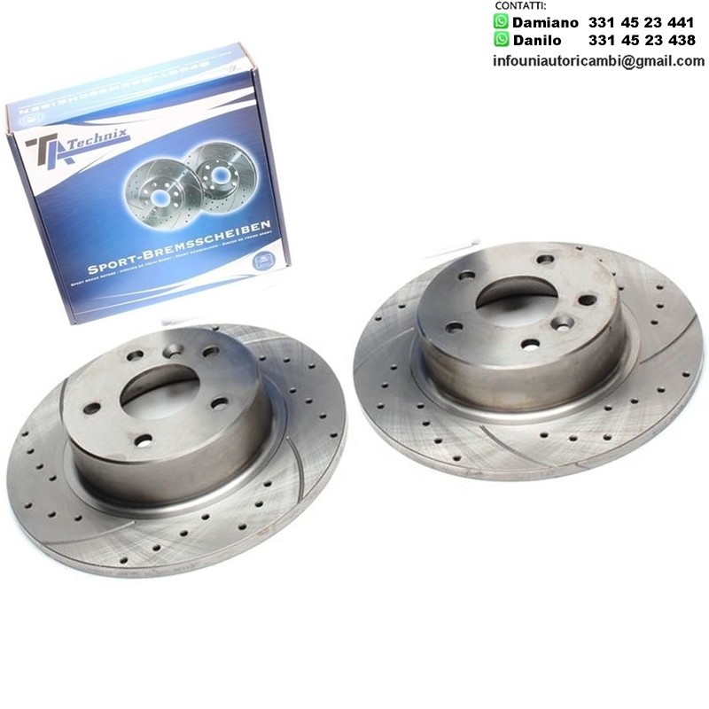 2X Dischi Sportivi Posteriori Land Rover Discovery II / Range Rover II / Range Rover III