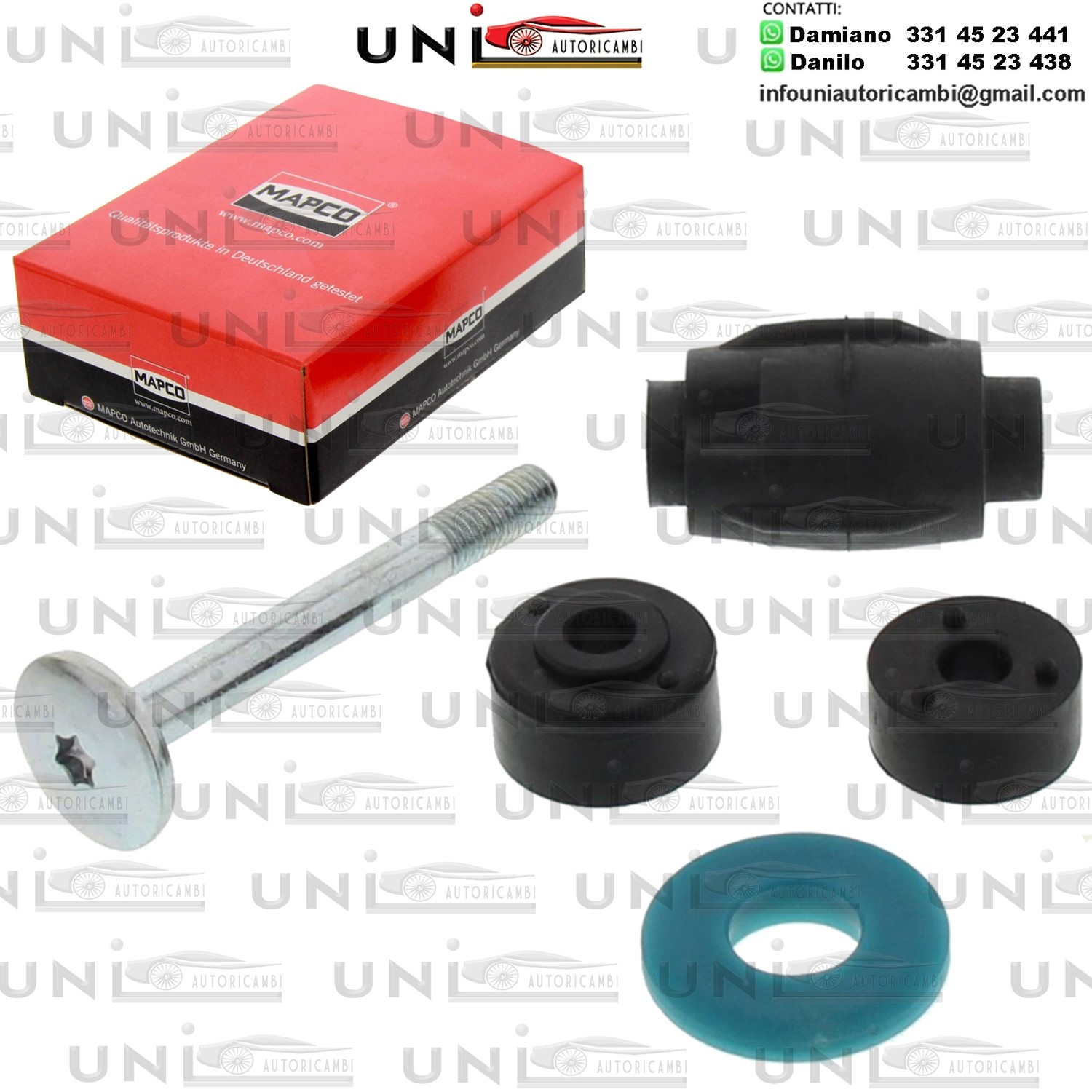 Asta Puntone Bielletta Assale Anteriore Bilaterale Rinforzata RENAULT CLIO II, KANGOO, EXPRESS, THALIA II, TWINGO II 1.2-1.9D 08.97-