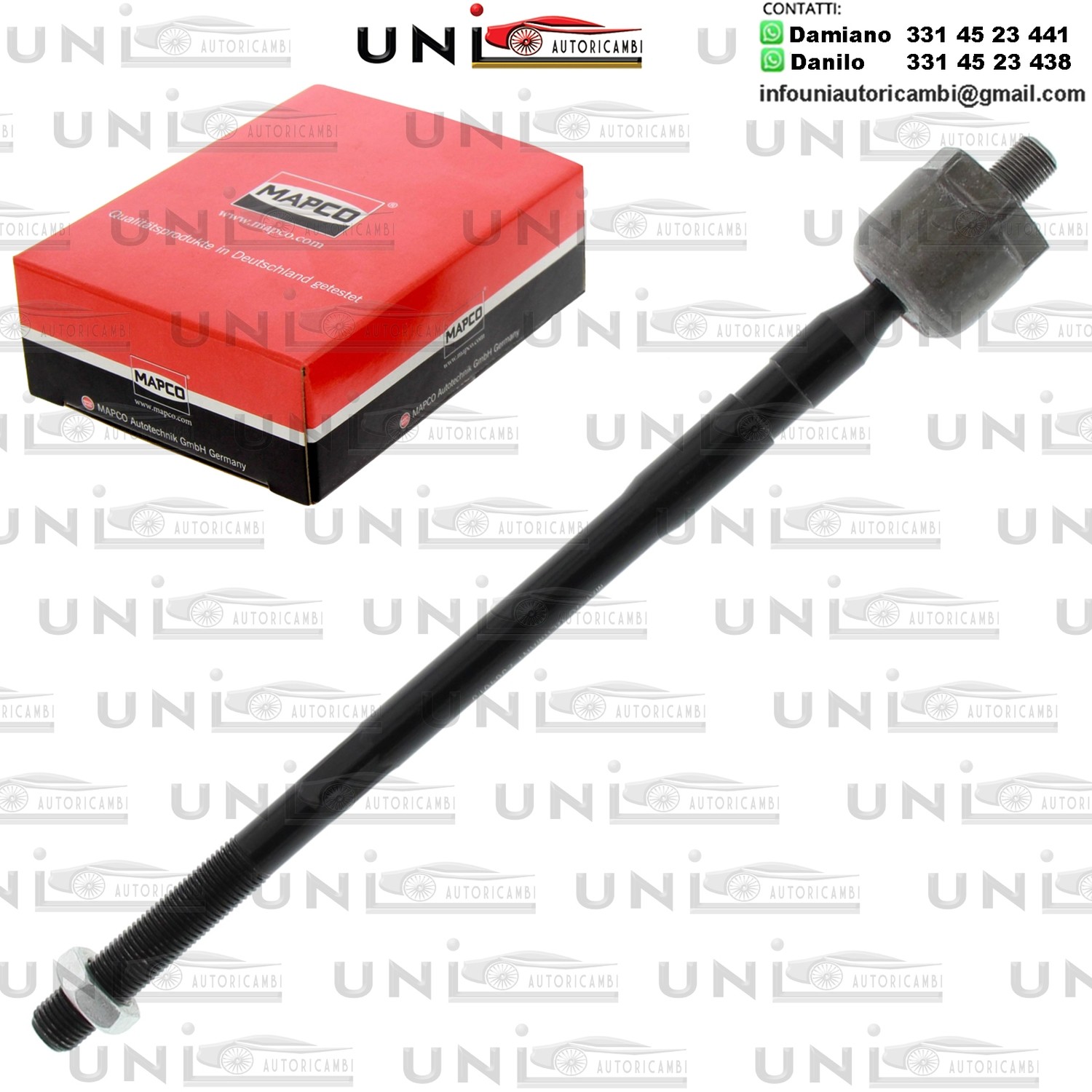 Giunto assiale, Asta trasversale Assale anteriore bilaterale Rinforzato RENAULT TWINGO II 1.2/1.6/1.5dCi 03.07-