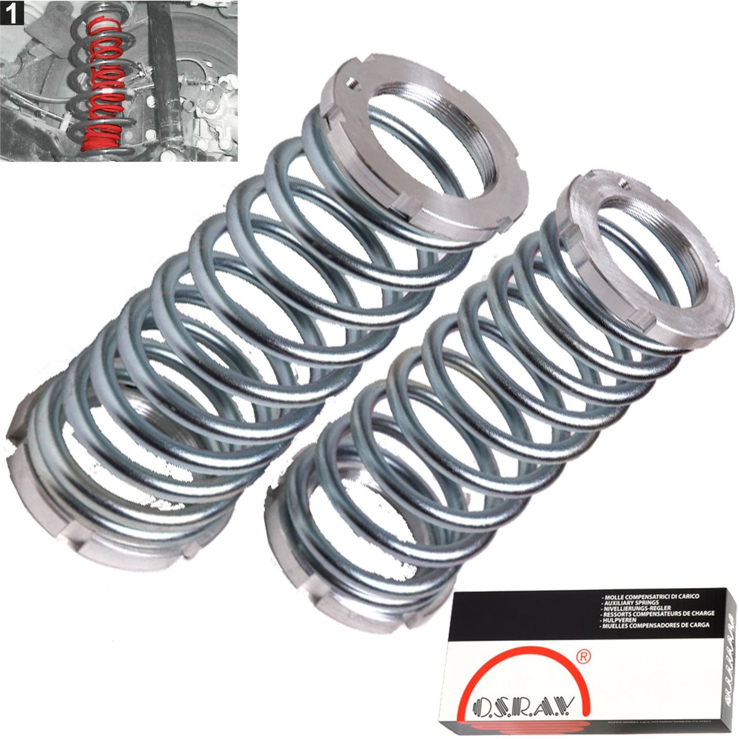 1X Molle da Carico Rinforzate Osrav Alfa Romeo Mito (955) Anno da 09.2008 110KG