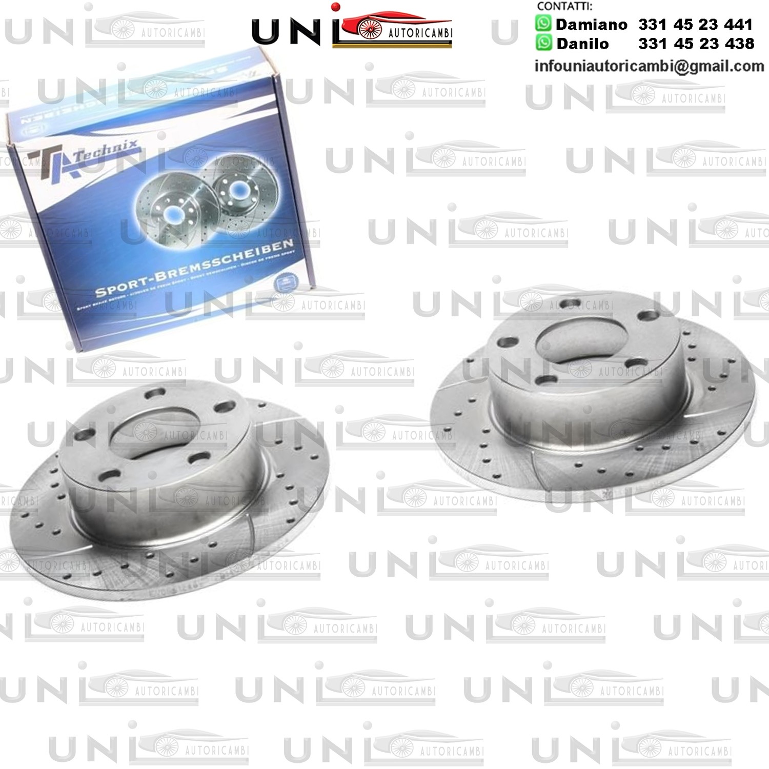 2X Dischi Sportivi Posteriori Audi 100 / 100 Avant / 200 / 200 Avant / Quattro