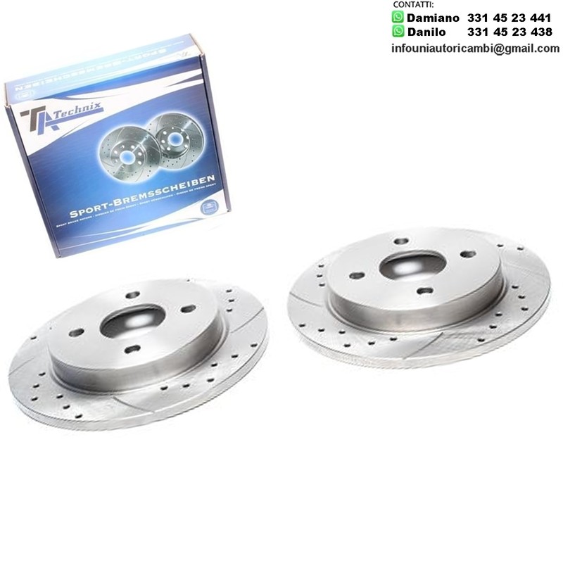 2X Dischi Sportivi Posteriori Ford Fiesta / Focus / Scorpio / Sierra