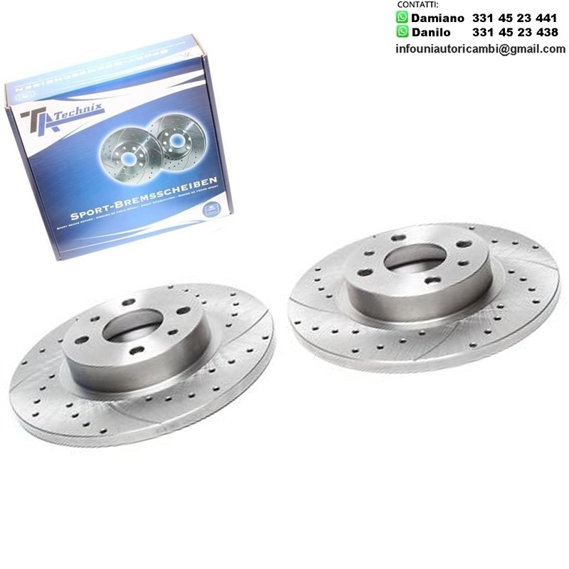 2X Dischi Sportivi Anteriori Alfa Romeo 145 / 146 / 155 / Fiat Marea / Punto / Tipo / Lancia Delta II / Y