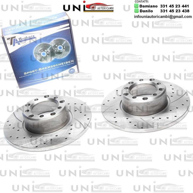 2X Dischi Sportivi Anteriori Mercedes-Benz / 8 250 / 8 Coupe