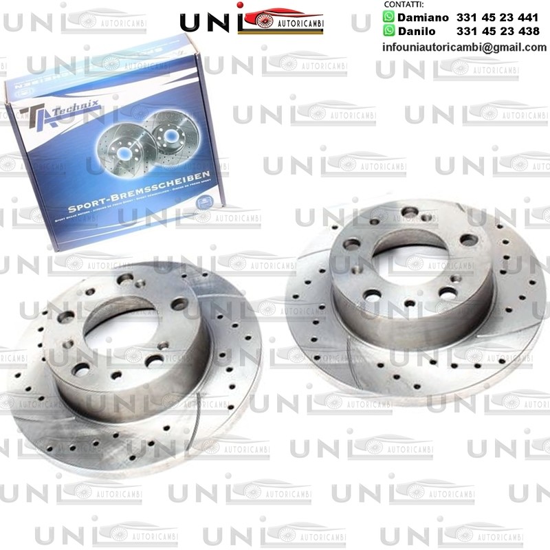 2X Dischi Sportivi Anteriori Citroën C25 Bus / C25 Box / Fiat Ducato Panorama / Ducato Box / Talento / Peugeot J5 Bus / J5 Box