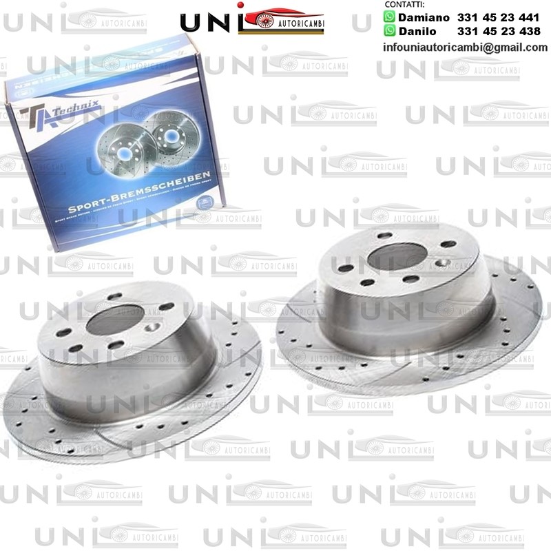 2X Dischi Sportivi Posteriori Opel Astra F / Astra F Convertible / Astra F Caravan / Astra F CC / Vectra A