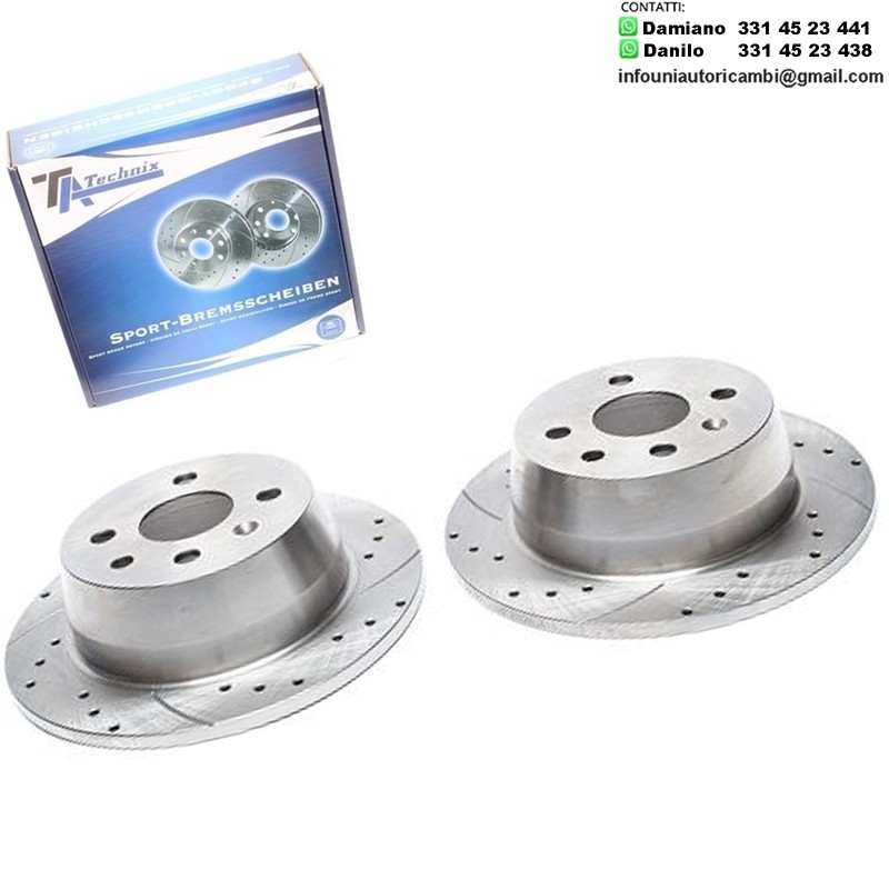 2X Dischi Sportivi Posteriori Opel Astra F / Astra F Convertible / Astra F Caravan / Astra F CC / Vectra A