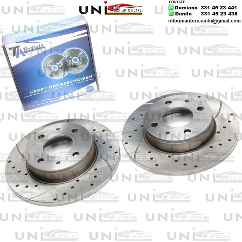 2X Dischi Sportivi Anteriori Nissan Micra I