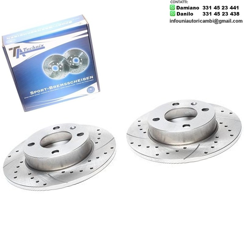 2X Dischi Sportivi Posteriori Seat Arosa / Cordoba / Ibiza II / Ibiza III / VW Lupo / Polo Classic / Polo Variant