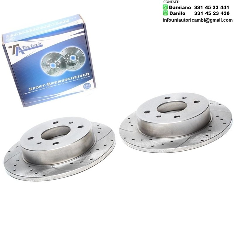 2X Dischi Sportivi Posteriori Nissan Almera II, Almera II Hatchback, Primera, Primera Hatchback