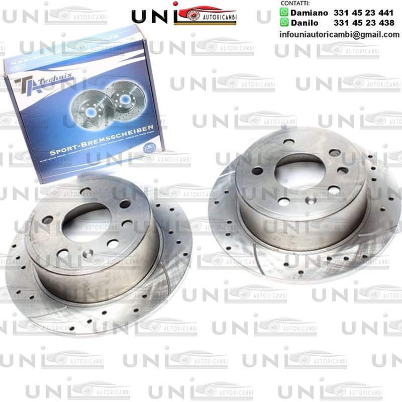 2X Dischi Sportivi Posteriori Opel Vectra A CC / Vectra A / Saab 900 II / 900 II Coupe / 900 II Convertible