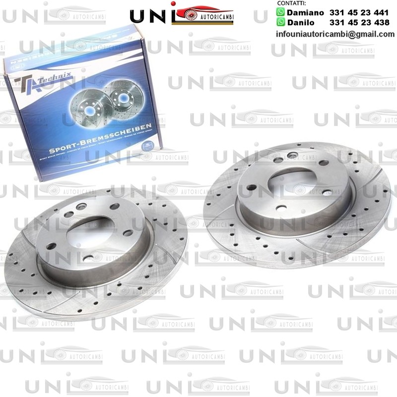 2X Dischi Sportivi Anteriori Mercedes-Benz A-Klasse A140/ A160