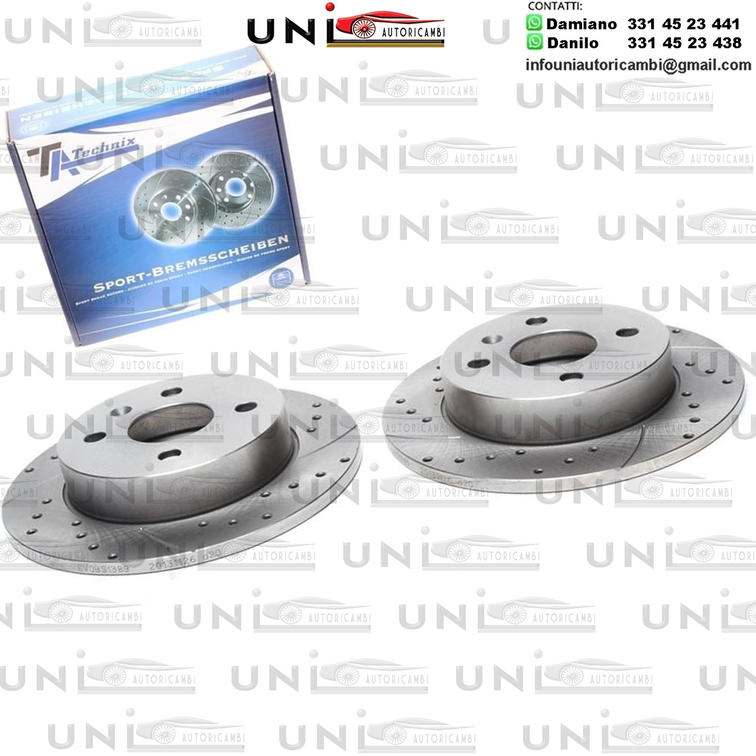 2X Dischi Sportivi Posteriori Opel Astra F Classic /G Cabriolet / Caravan / H Caravan / Saloon / Meriva