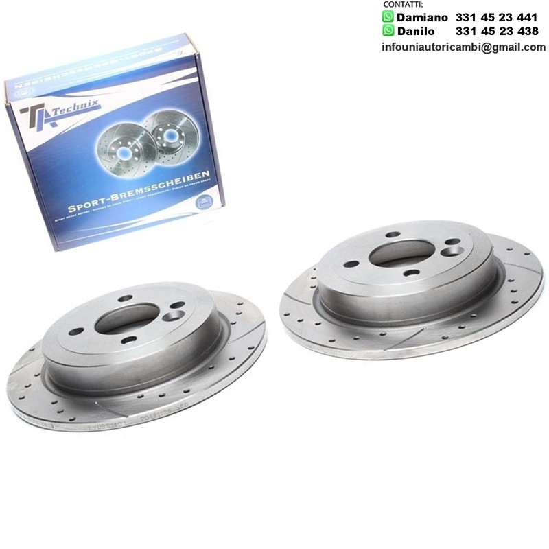 2X Dischi Sportivi Posteriori Mini Cooper / Cooper S / One / Works / Cabriolet Cooper/ Clubman / Roadster