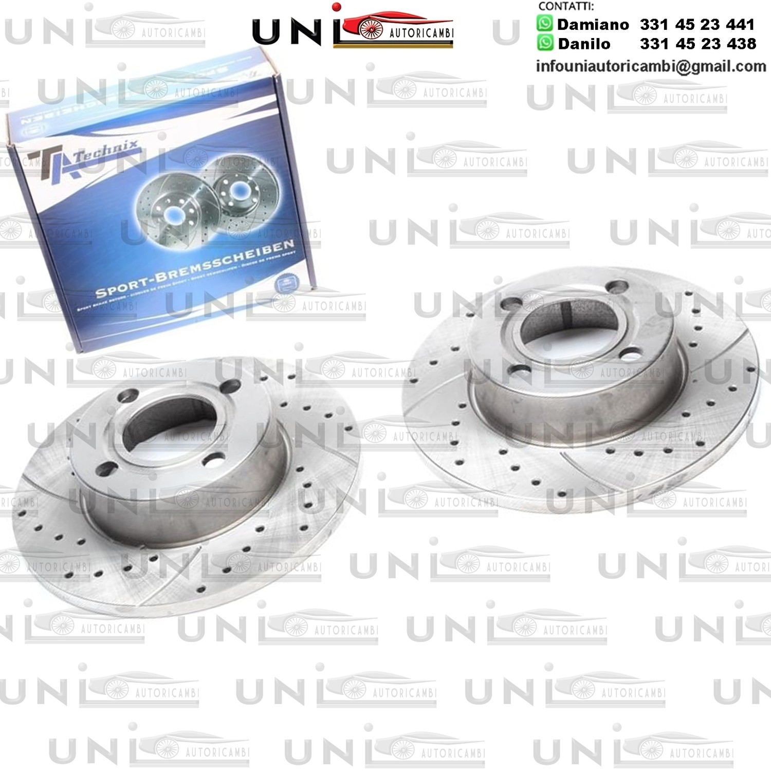 2X Dischi Sportivi Anteriori Audi 80