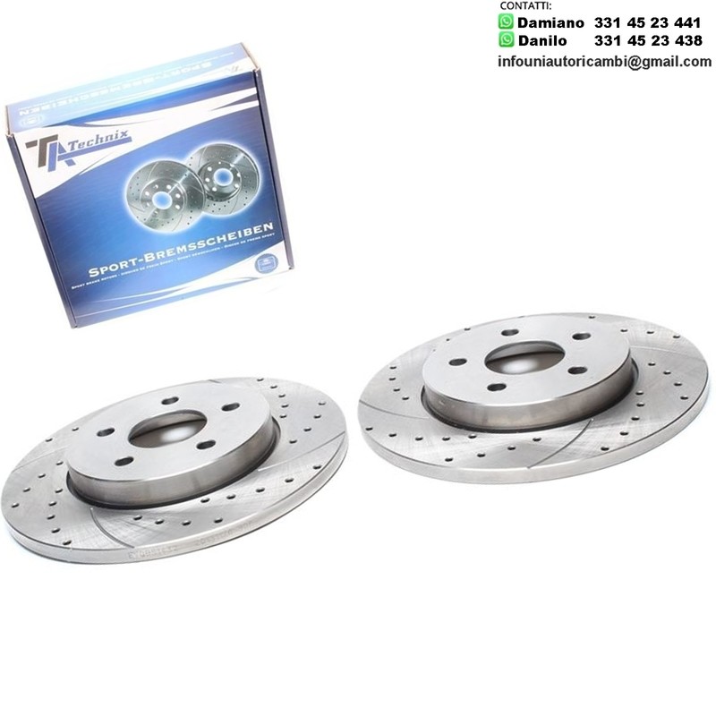 2X Dischi Sportivi Posteriori Ford Mondeo III / Mondeo III Estate / Mondeo III Saloon / Jaguar X-Type / X-Type Estate