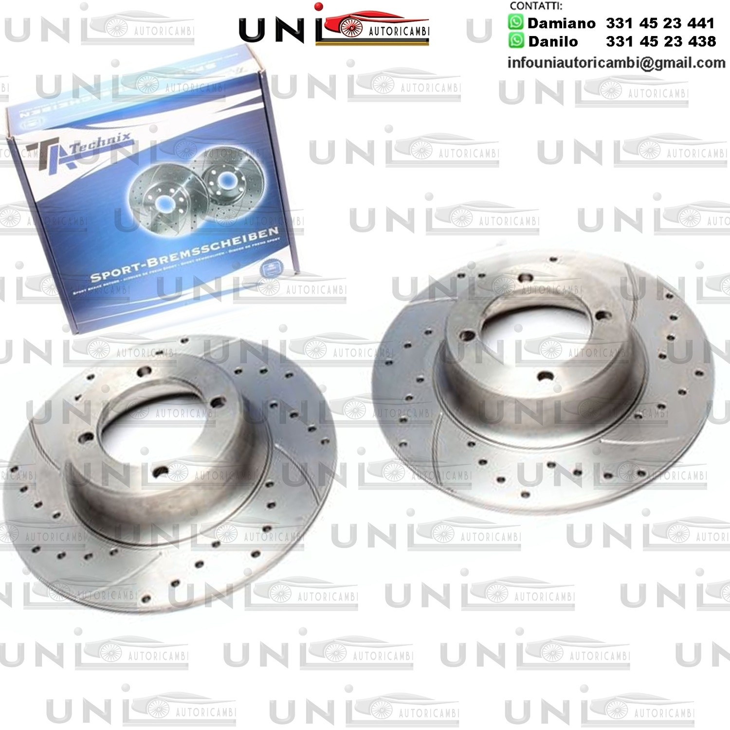 2X Dischi Sportivi Anteriori Skoda 105 / 120 / 130 / Rapid