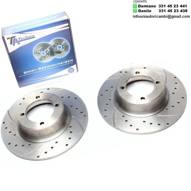 2X Dischi Sportivi Anteriori Skoda 105 / 120 / 130 / Rapid