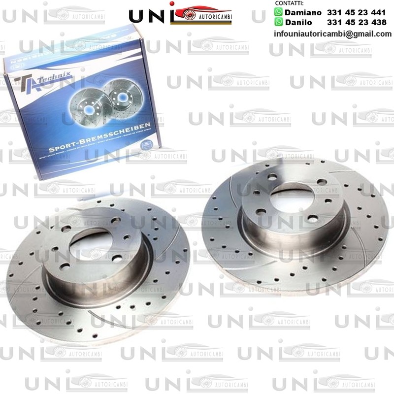 2X Dischi Sportivi Anteriori Fiat Croma / Lancia Thema