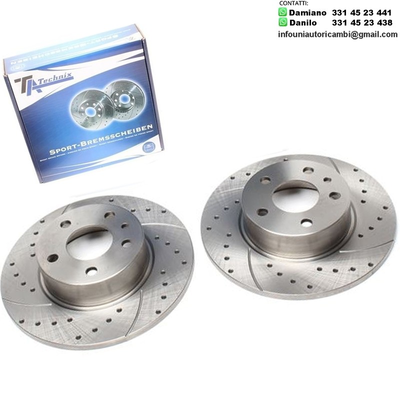 2X Dischi Sportivi Posteriori Alfa Romeo 147 / 156 / 164 / Fiat Croma / Lancia Delta I / Delta II / Thema