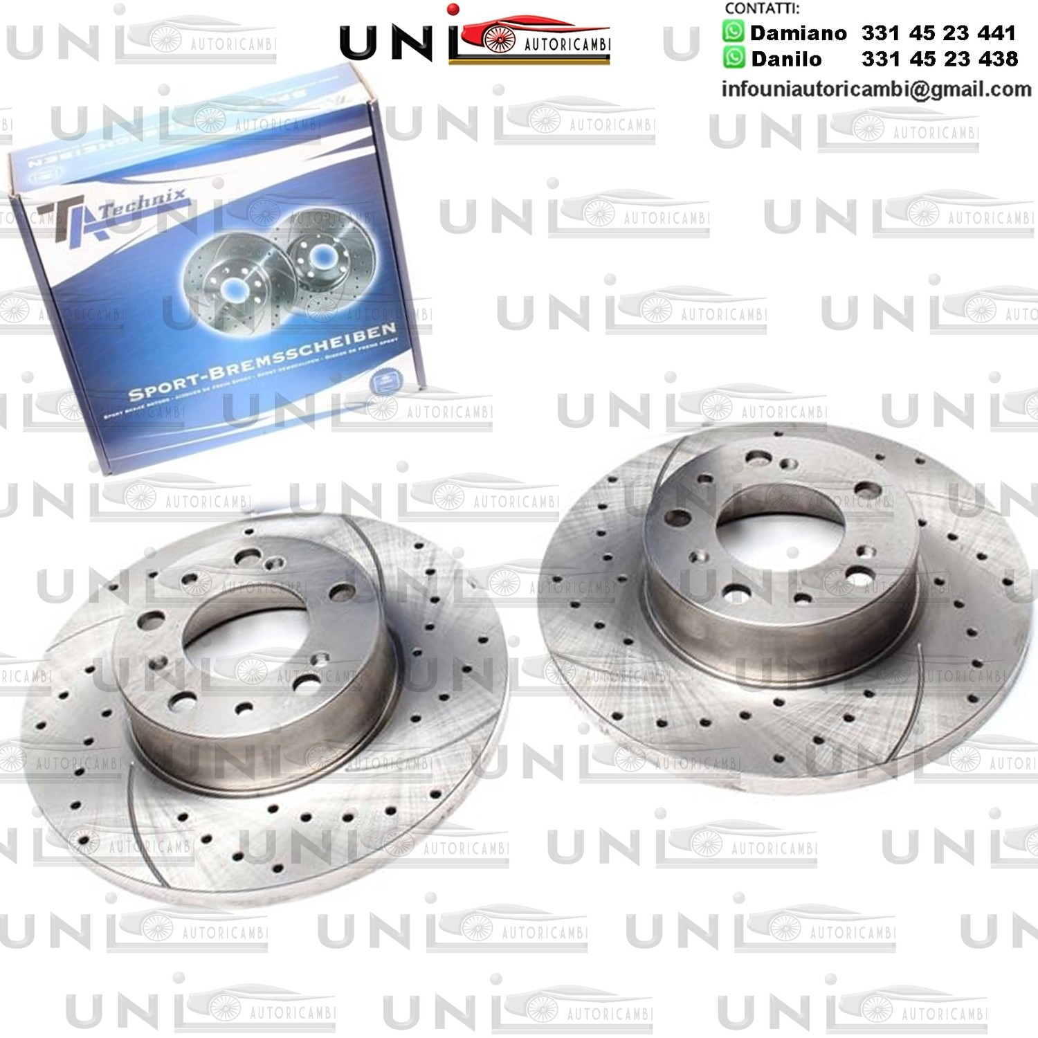 2X Dischi Sportivi Anteriori Citroën C25 Bus / Box / Fiat Ducato Panorama / Peugeot J5 Bus / J5 Box /