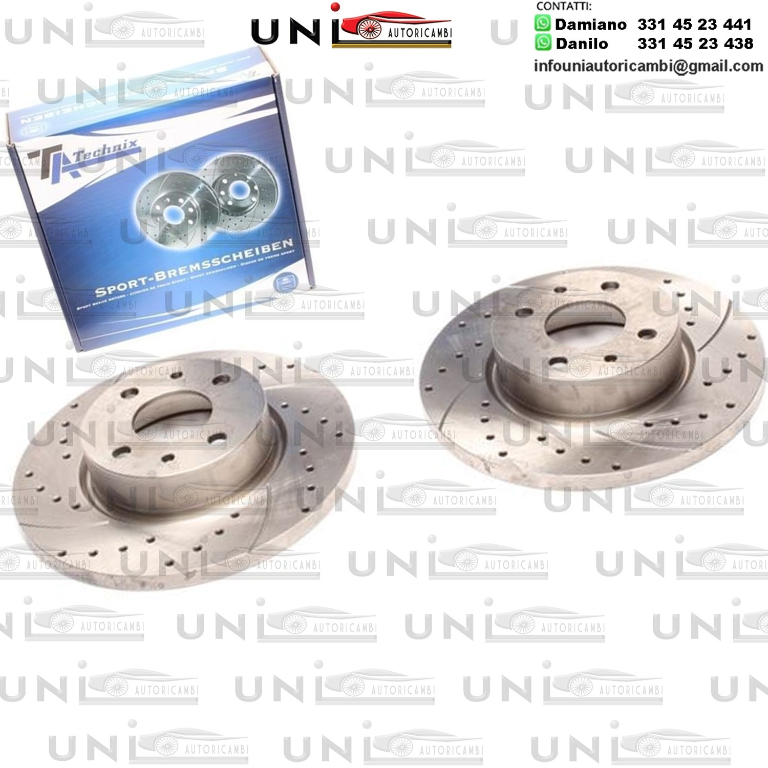 2X Dischi Sportivi Anteriori Fiat Croma / Lancia Thema / Thema SW