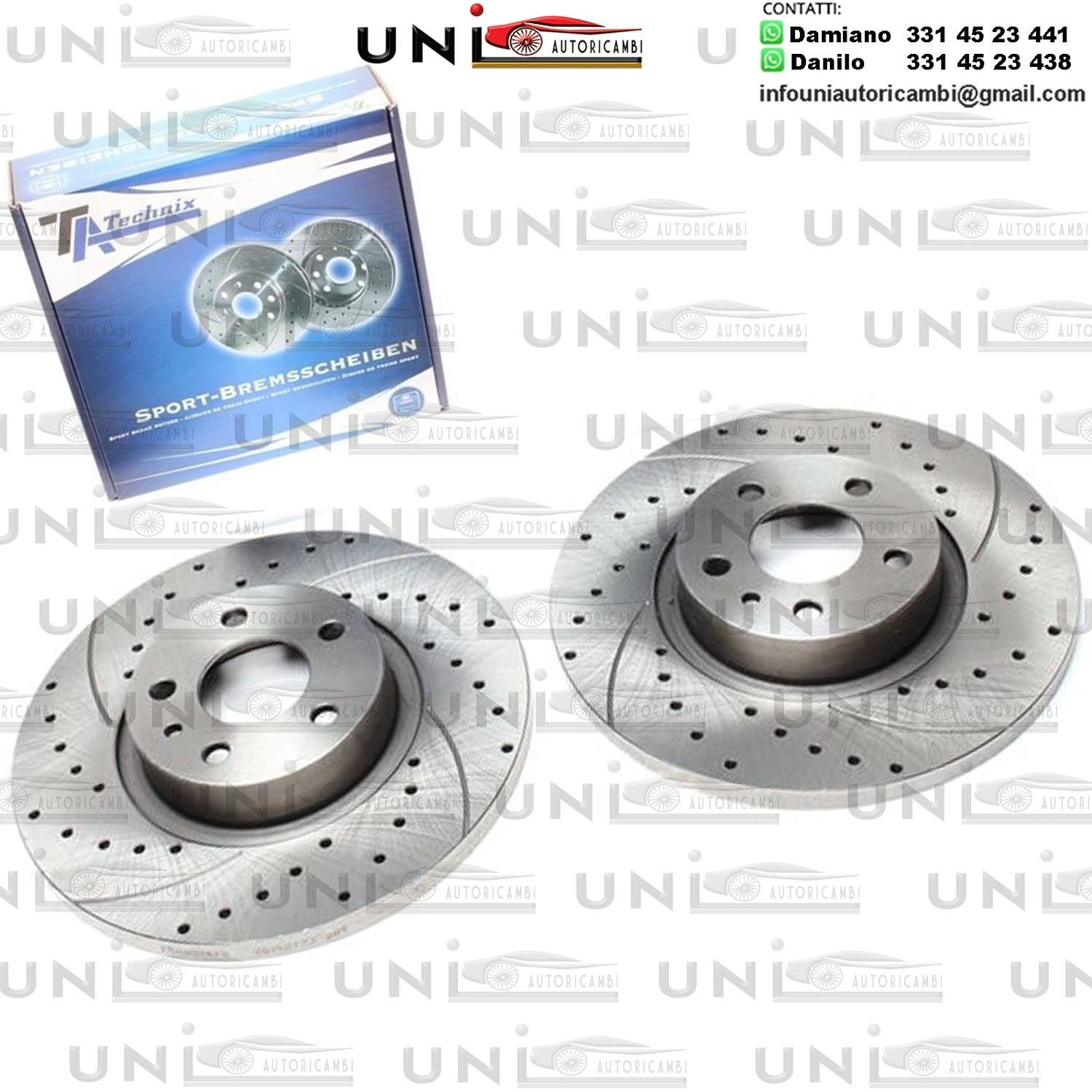 2X Dischi Sportivi Posteriori Alfa Romeo 147 / 156 / 156 Sportwagon