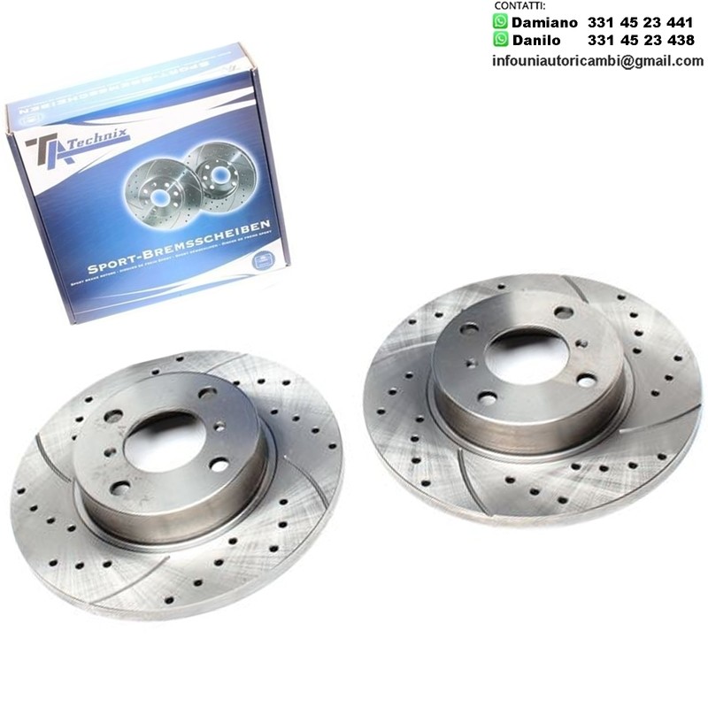 2X Dischi Sportivi Anteriori Opel Agila / Suzuki Wagon R +