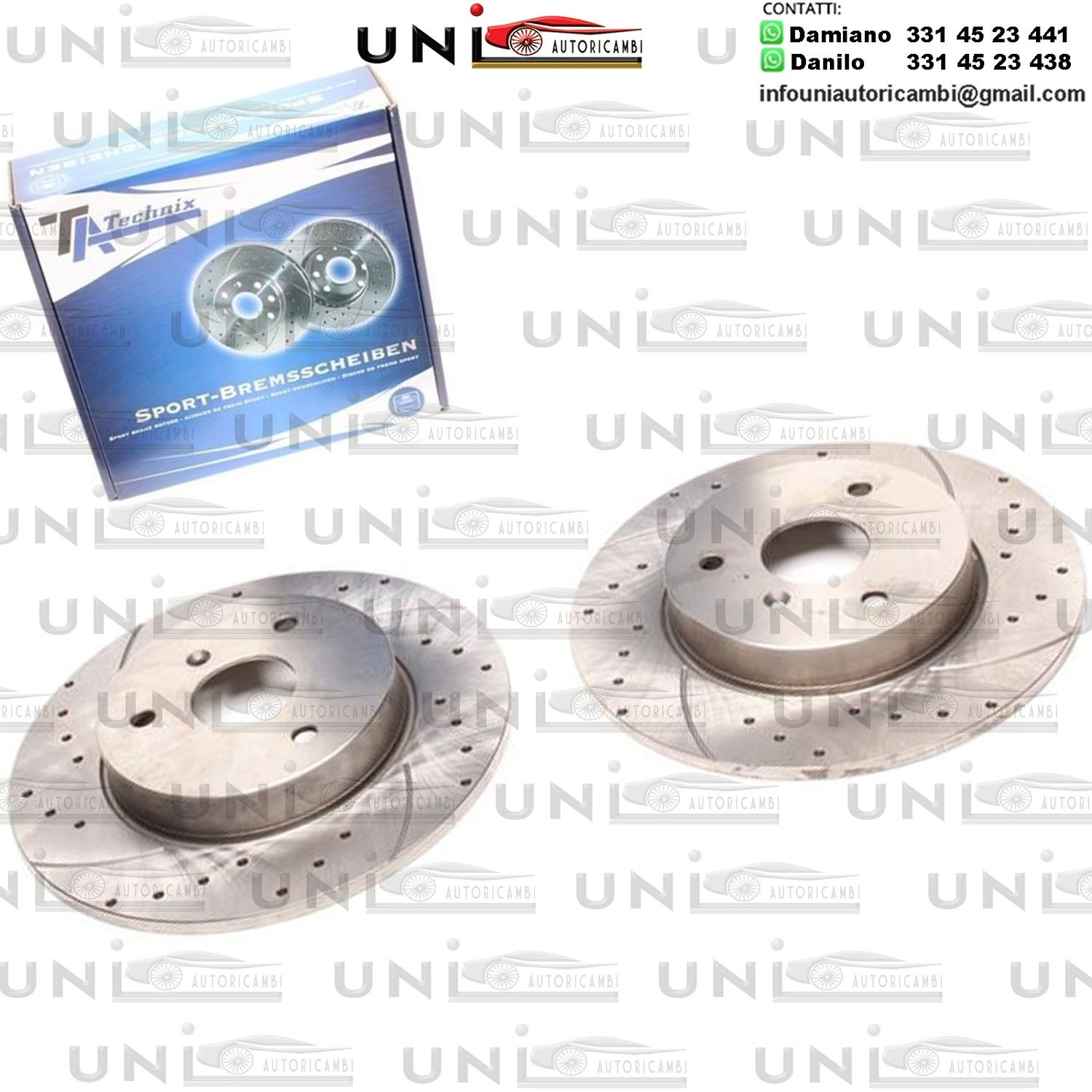 2X Dischi Sportivi Anteriori Smart Convertible / City coupé / Crossblade / Roadster / Coupe / Fortwo Coupe / Convertible