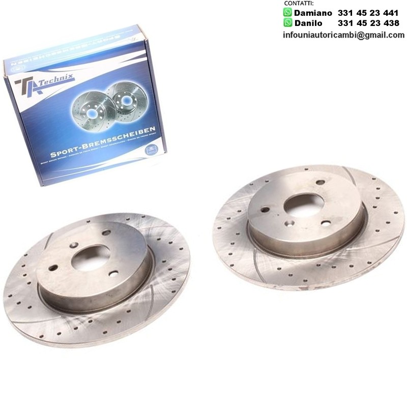 2X Dischi Sportivi Anteriori Smart Convertible / City coupé / Crossblade / Roadster / Coupe / Fortwo Coupe / Convertible