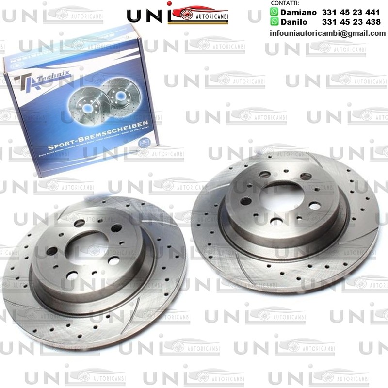 2X Dischi Sportivi Posteriori Volvo S60 I / S80 I / V70 II / XC70 Cross Country