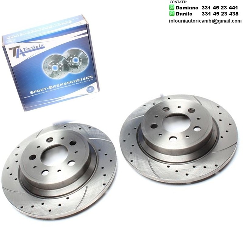 2X Dischi Sportivi Posteriori Volvo S60 I / S80 I / V70 II / XC70 Cross Country