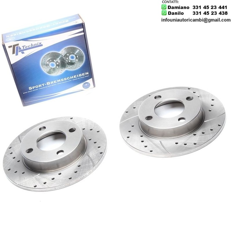 2X Dischi Sportivi Posteriori Audi 80 / 90 / Coupe / Quattro