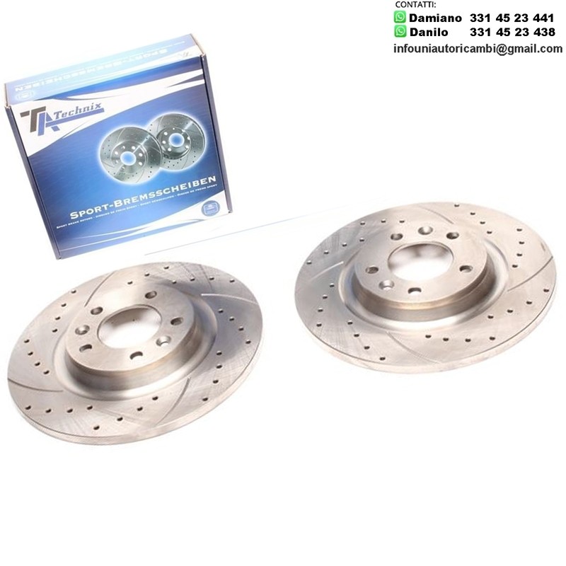 2X Dischi Sportivi Posteriori Citroën C5 III / C5 III Break / Peugeot 407 / 407 SW / 508 / 508SW / 607 / RCZ