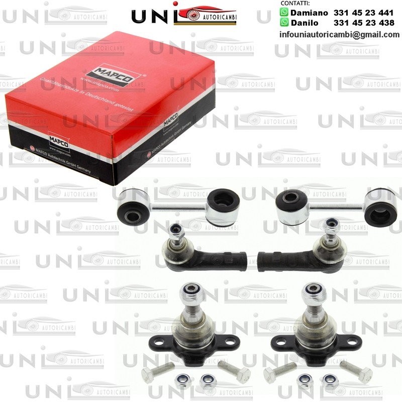 Kit Bracci Oscillanti 6 Pezzi Mapco Rinforzati VW TRANSPORTER T4 Autobus, T4 Furgonato, T4 Pianale piatto / Telaio da 1990