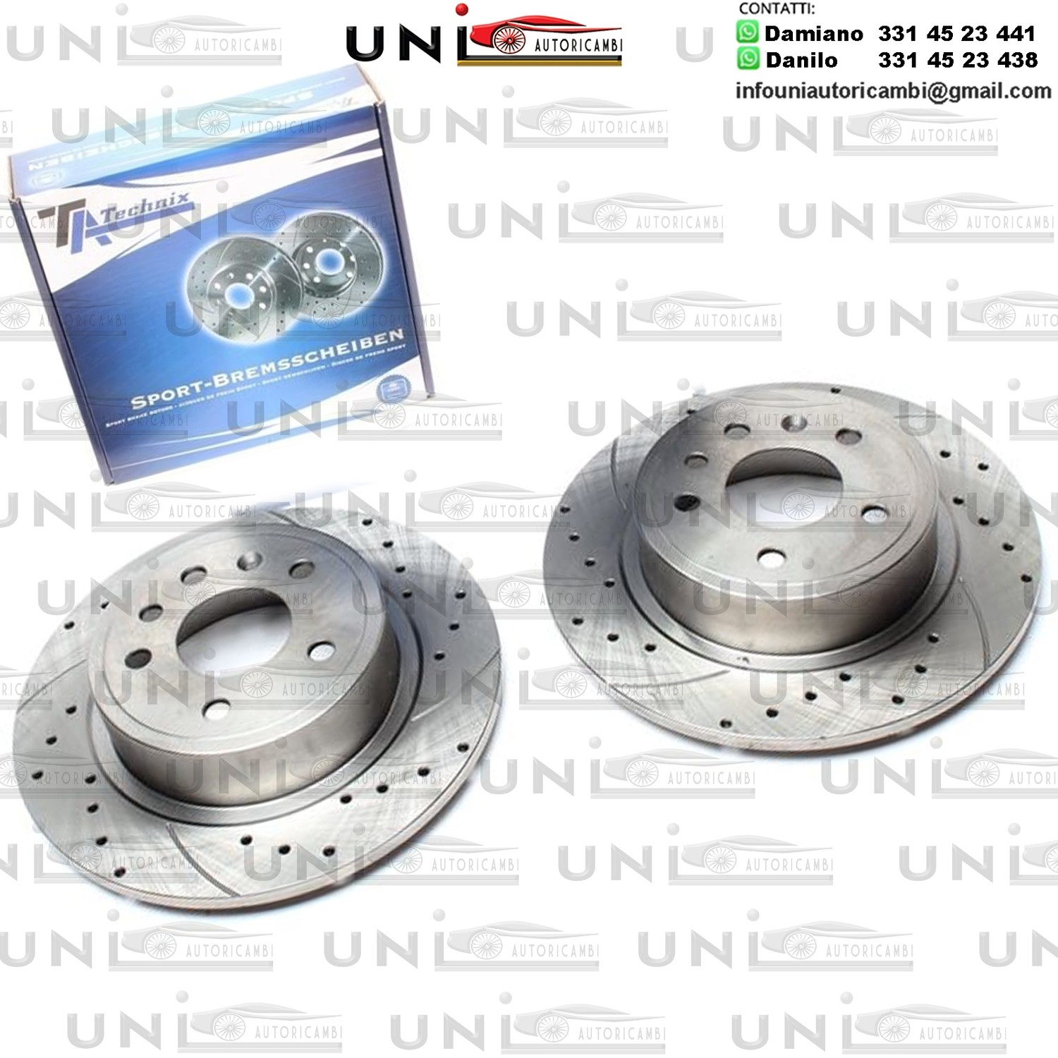 2X Dischi Sportivi Posteriori Saab 9-5 / 9-5 Station Wagon