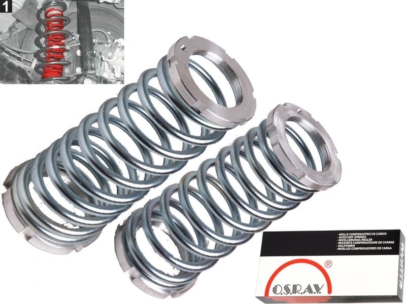 1X Kit Molle da Carico Rinforzate Osrav Citroën C4 Coupé / C4 (LA/LC) da 11/2004 - 110KG