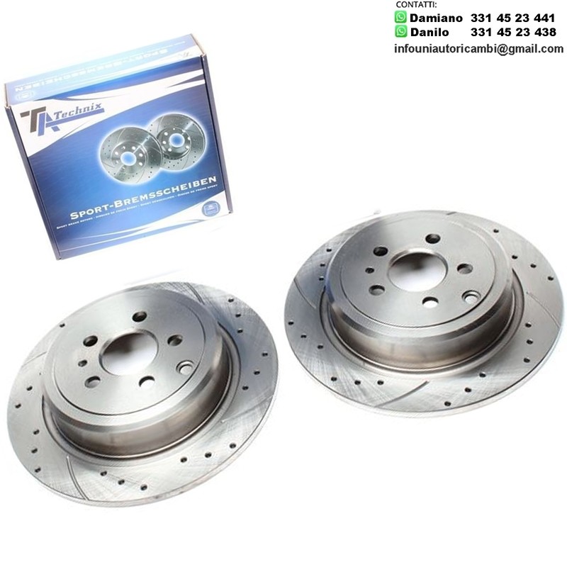 2X Dischi Sportivi Posteriori Citroën Evasion / Fiat Ulysse / Lancia Zeta / Peugeot 806
