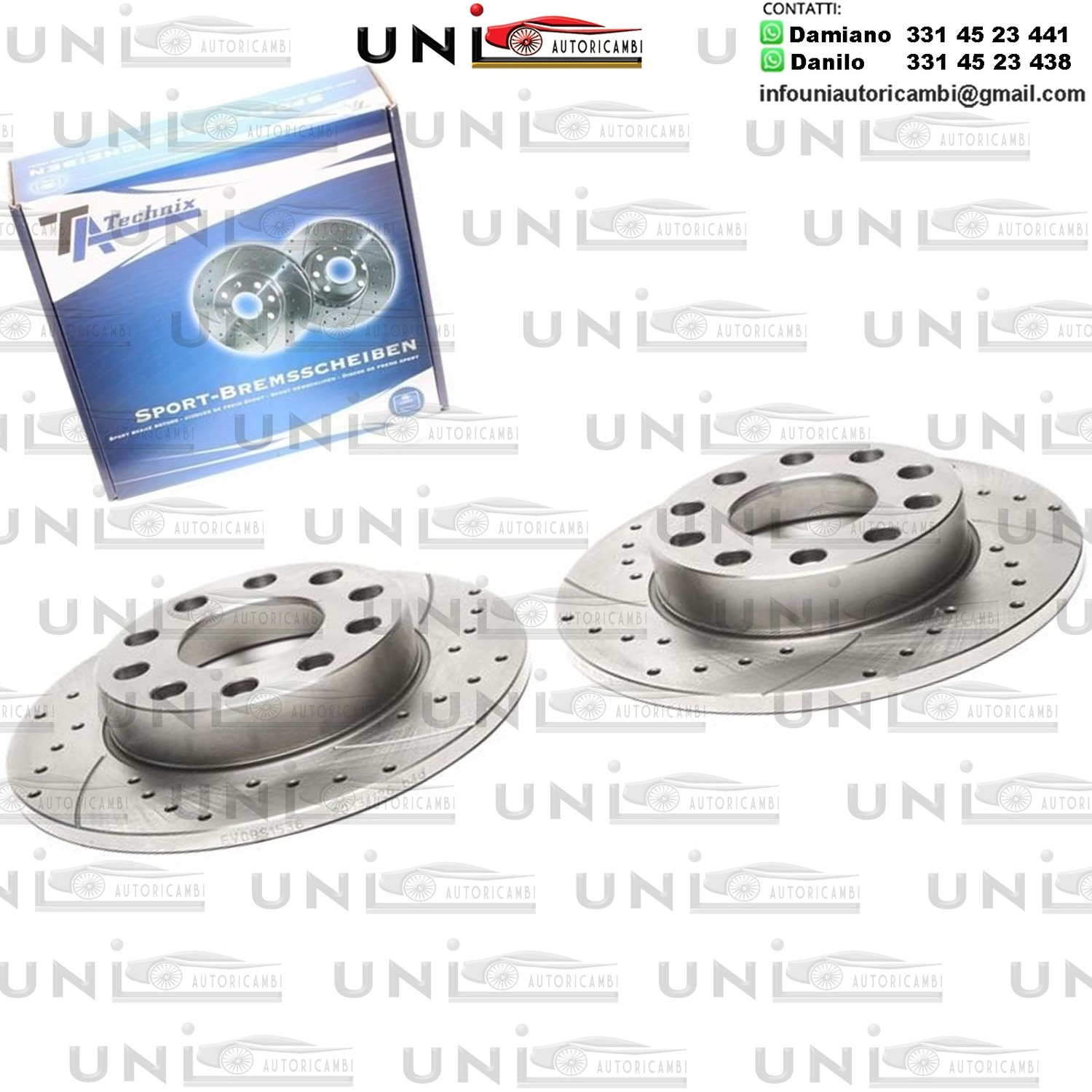 2X Dischi Sportivi Posteriori Audi A4 / A4 Avant / A4 Cabriolet / Seat Exeo