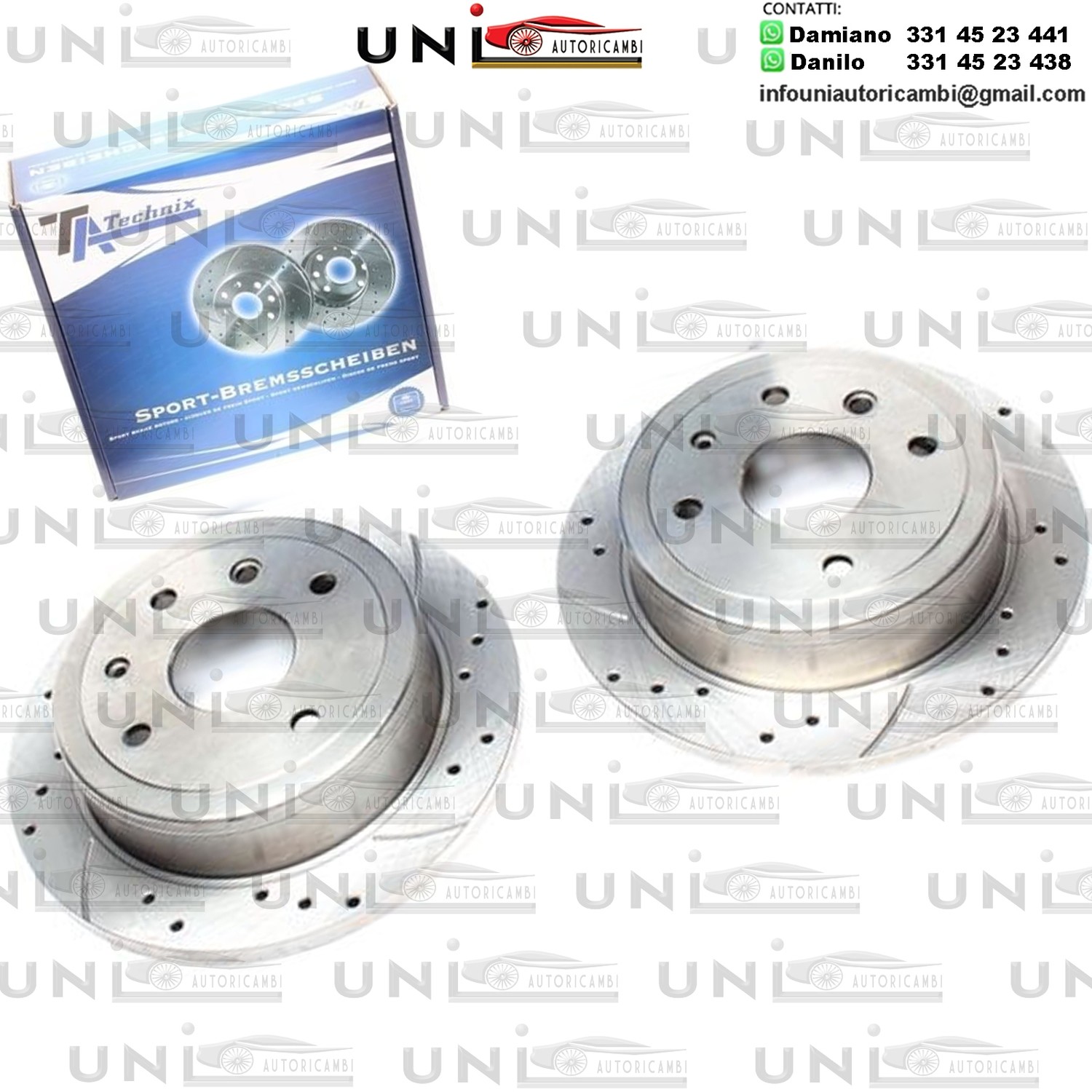 2X Dischi Sportivi Posteriori Daewoo Evanda