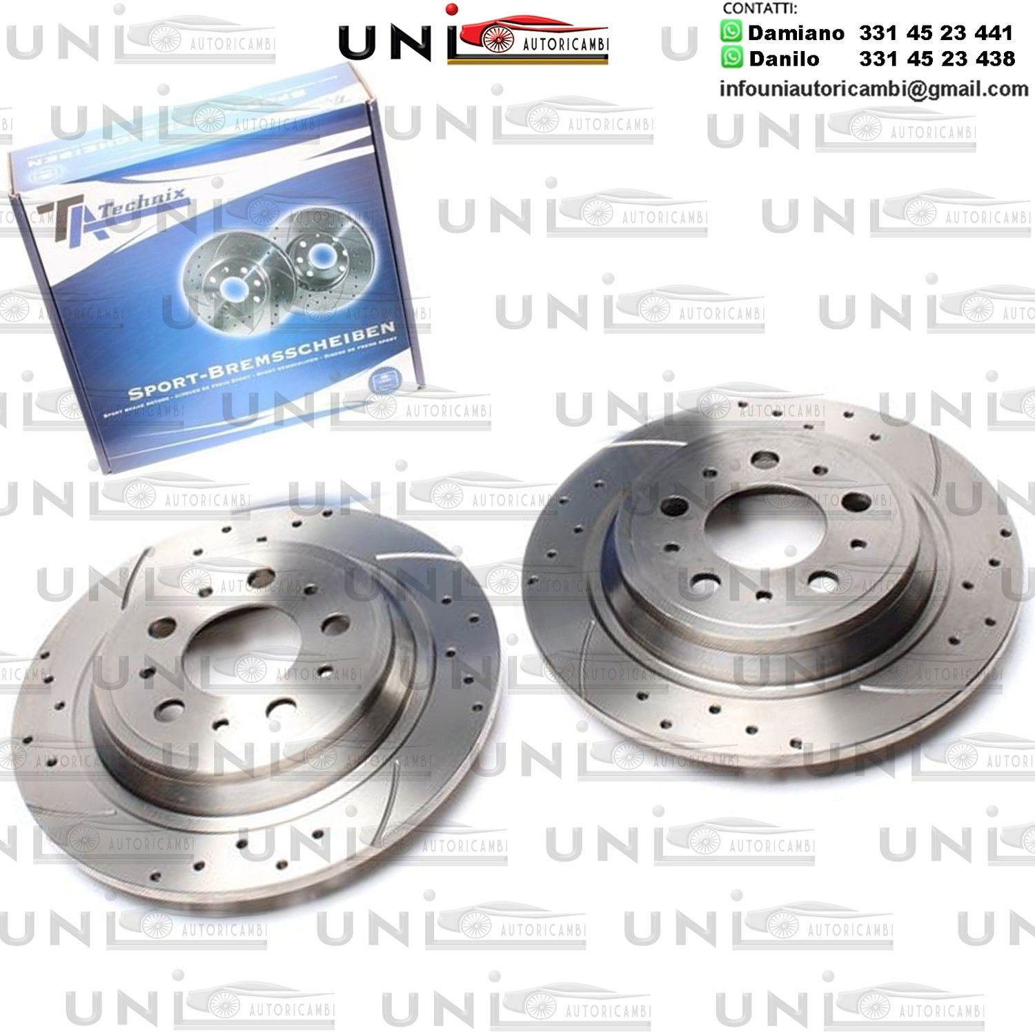 2X Dischi Sportivi Anteriori Volvo S60 I / S80 I / V70 II