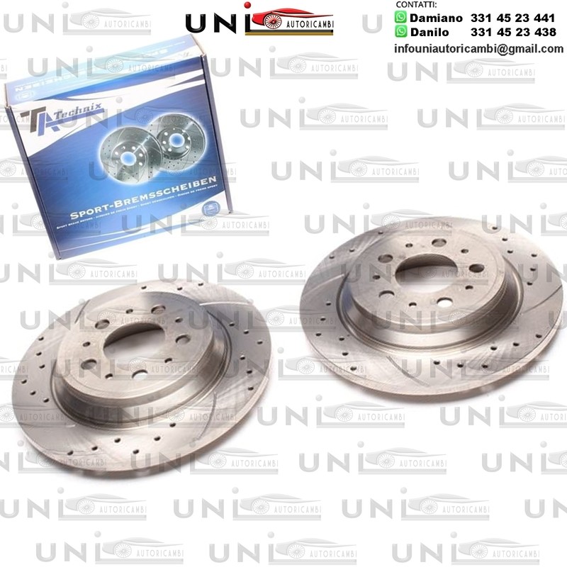 2X Dischi Sportivi Posteriori Volvo S70 / V70 I / XC70 Cross Country