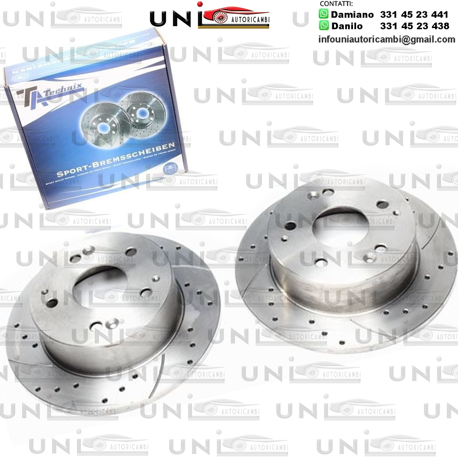 2X Dischi Sportivi Posteriori Honda Accord VI